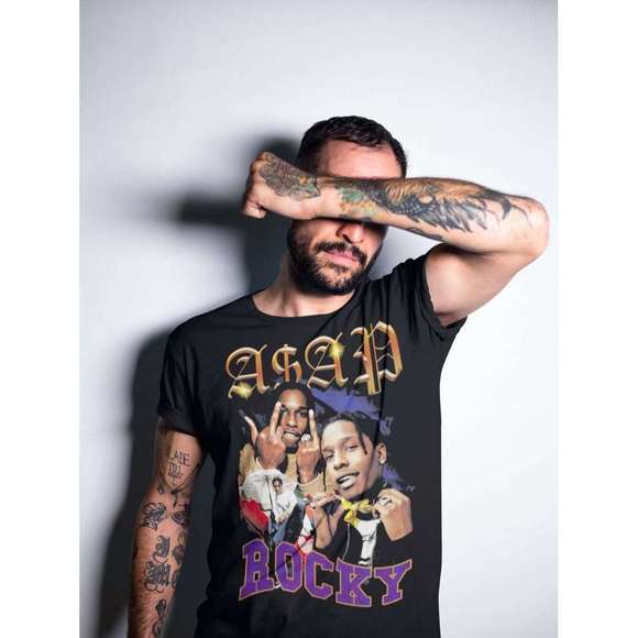 Asap Rocky 90S T Shirt - Picture 1 of 4
